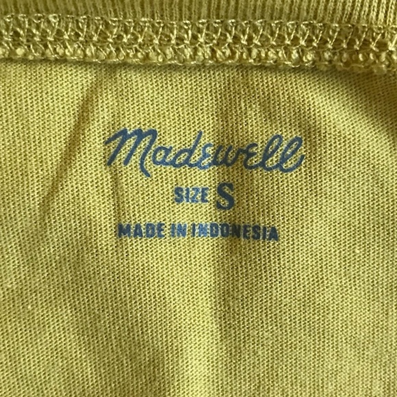 Madewell Mustard Yellow T-Shirt - Picture 3 of 3